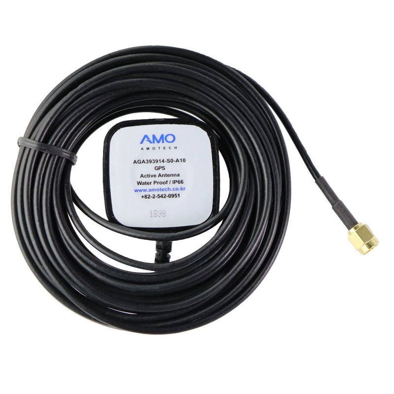 Amotech Water-Proof (IP66) GPS Active Antenna - Black (AGA393914-S0-A10) - Amotech - Simple Cell Shop, Free shipping from Maryland!