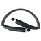 Amorno Foldable Neckband Stereo Wireless Headset & Retractable Earbuds - Gray - Amorno - Simple Cell Shop, Free shipping from Maryland!