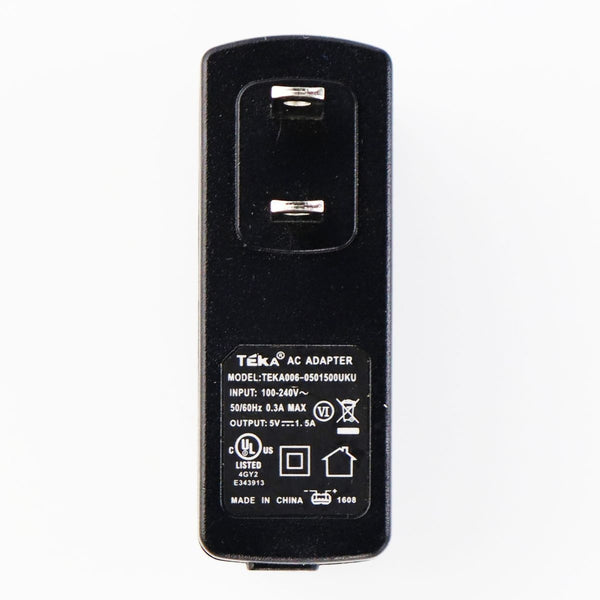 TEKA Power Supply AC Adapter with USB Port - Black - TEKA006-0501500UKU - Teka - Simple Cell Shop, Free shipping from Maryland!