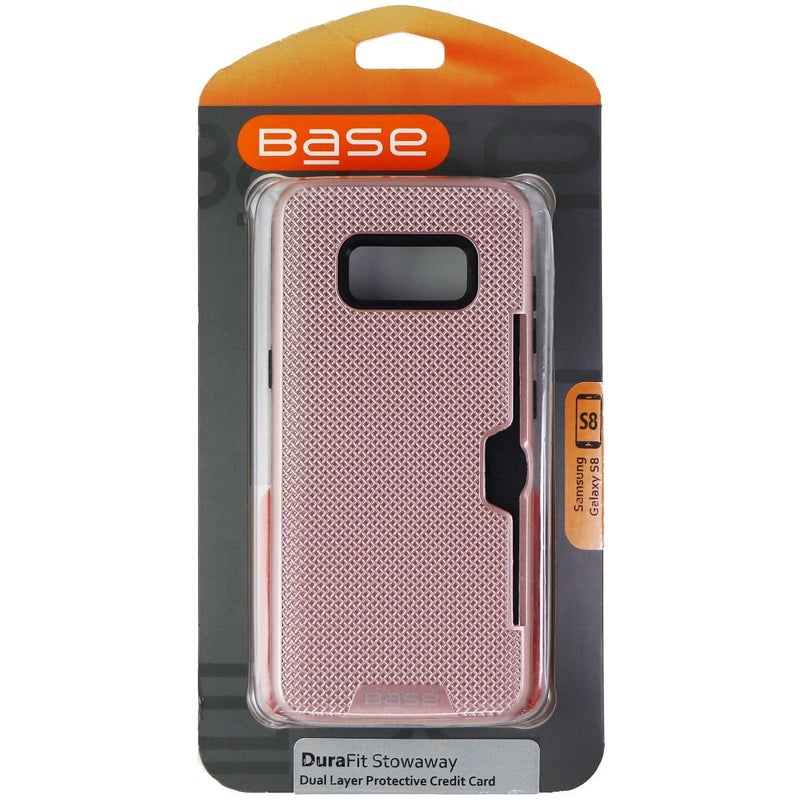 Base DuraFit Stowaway Credit Card Case for Samsung Galaxy S8 - Rose Gold - Base - Simple Cell Shop, Free shipping from Maryland!