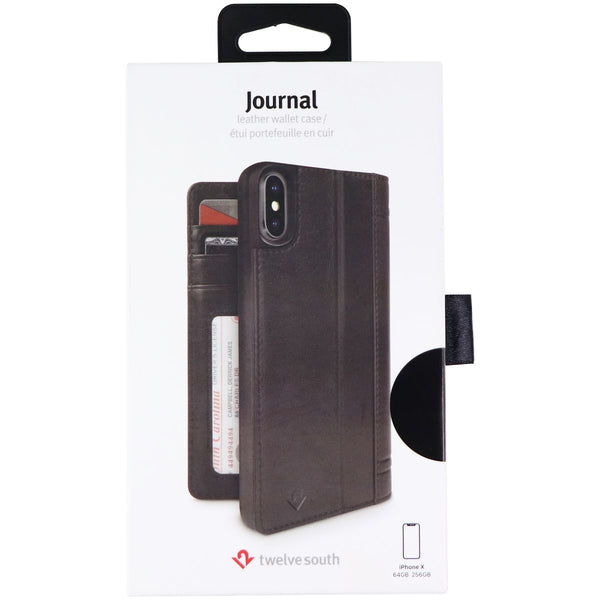 Twelve South Journal Wallet Case for Apple iPhone XS / iPhone X - Black - Twelve south - Simple Cell Shop, Free shipping from Maryland!