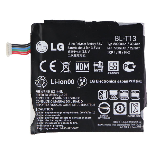 LG Rechargeable OEM Battery (BL-T13) 8,000mAh - Black - LG - Simple Cell Shop, Free shipping from Maryland!