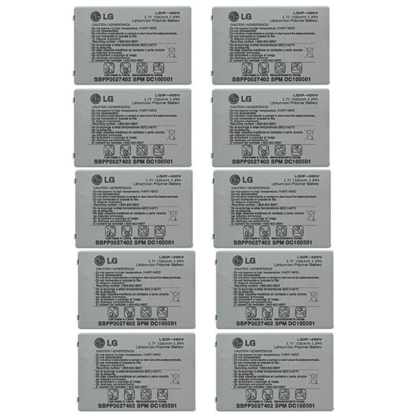 KIT 10x LG LGIP-400V Battery For Ally VS740 Fathom VS750 SBPP0027402 OEM - LG - Simple Cell Shop, Free shipping from Maryland!