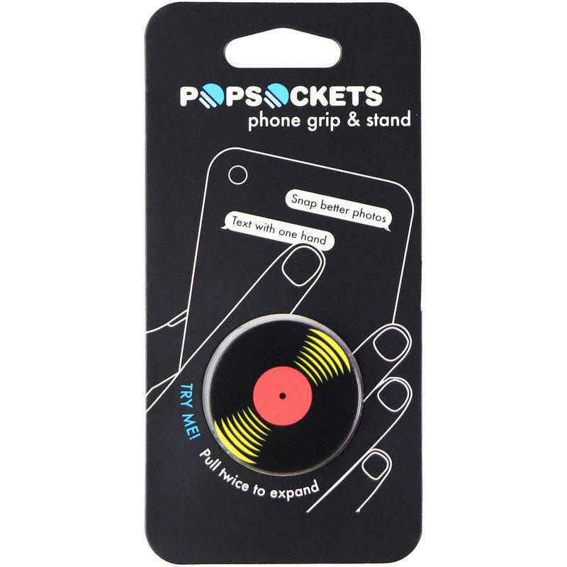 Popsockets Collapsible Phone Grip & Stand for Smartphones - 33 RPM (Black) - PopSockets - Simple Cell Shop, Free shipping from Maryland!