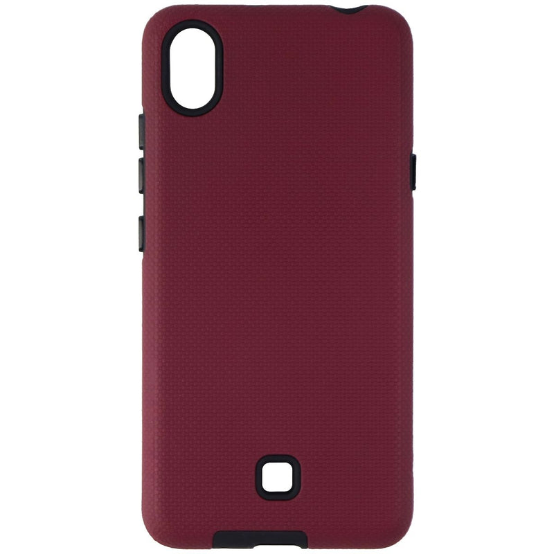 Axessorize PROTech Dual Layer Rugged Case for LG K20 - Dark Red / Black - Axessorize - Simple Cell Shop, Free shipping from Maryland!