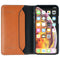Platinum Leather Folio Case for Apple iPhone XS/X Smartphones - Papya Brown - Platinum - Simple Cell Shop, Free shipping from Maryland!