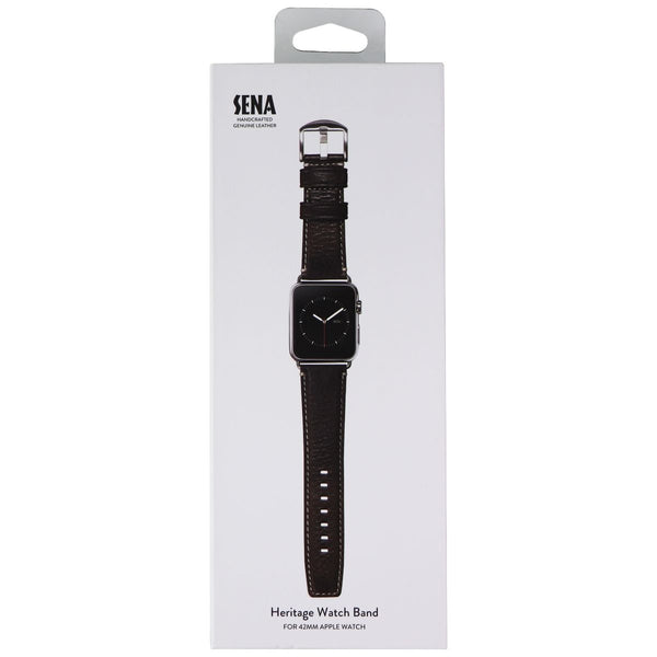 Sena Heritage Leather Band for Apple Watch 42 & 44mm All Series - Brown - Sena - Simple Cell Shop, Free shipping from Maryland!