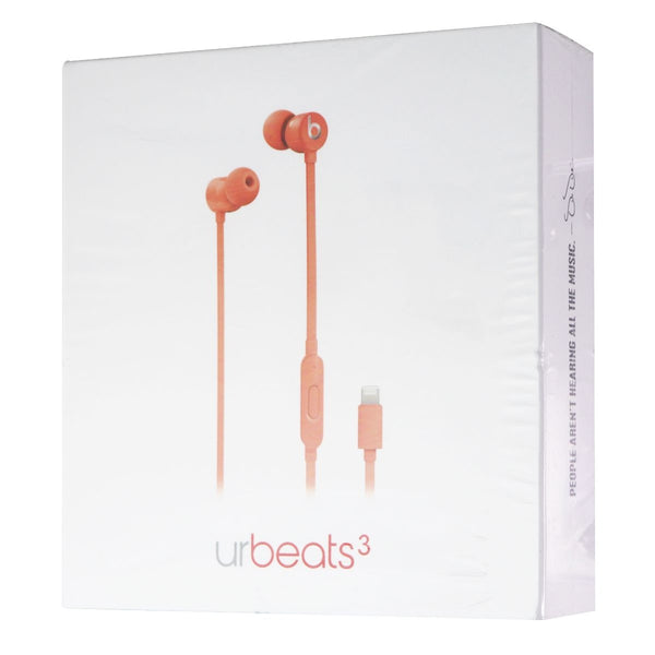 Beats urBeats3 Wired Earphones - Coral (MUHV2LL/A) - Beats by Dr. Dre - Simple Cell Shop, Free shipping from Maryland!
