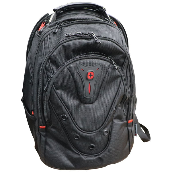 Wenger Update Black Ballistic Backpack for 15-inch Laptops - Black/Red (606547) - Wenger - Simple Cell Shop, Free shipping from Maryland!