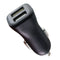 HotTips 12-Watt 2.4-Amp Dual USB Car Charger + Wall Charger - Black - Hottips - Simple Cell Shop, Free shipping from Maryland!