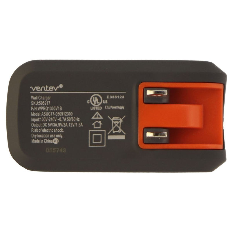 Ventev 3.0A Wall Charger With USB Type C Cable for Google Pixel 2 3 XL - Gray - Ventev - Simple Cell Shop, Free shipping from Maryland!