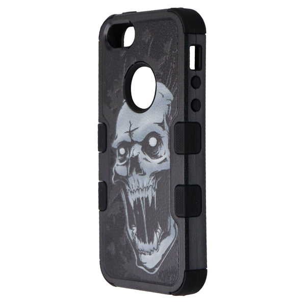 MyBat Tuff Series Hardshell Case for Apple iPhone SE / 5s / 5 - Black / Skull - MyBat - Simple Cell Shop, Free shipping from Maryland!
