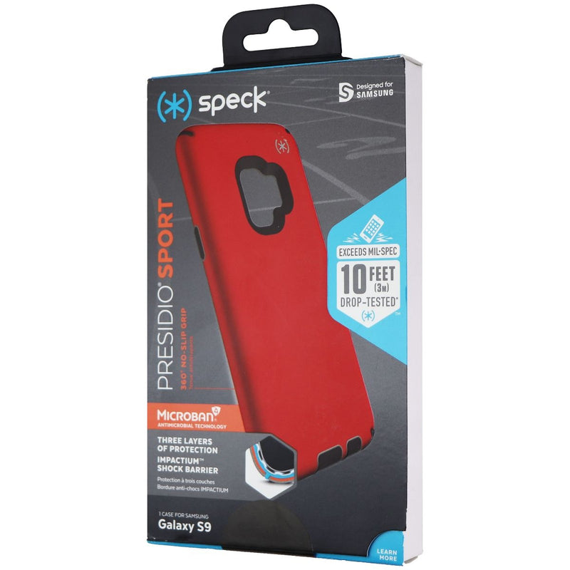 Speck Presidio Sport Case for Samsung Galaxy S9 - Heartrate Red/Gray/Black - Speck - Simple Cell Shop, Free shipping from Maryland!