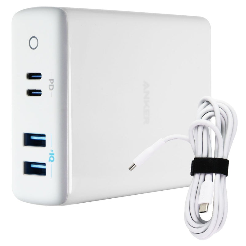 Anker 100-Watt Dual USB-C Hub/Laptop Power Supply with 2 Extra USB Ports - White - Anker - Simple Cell Shop, Free shipping from Maryland!