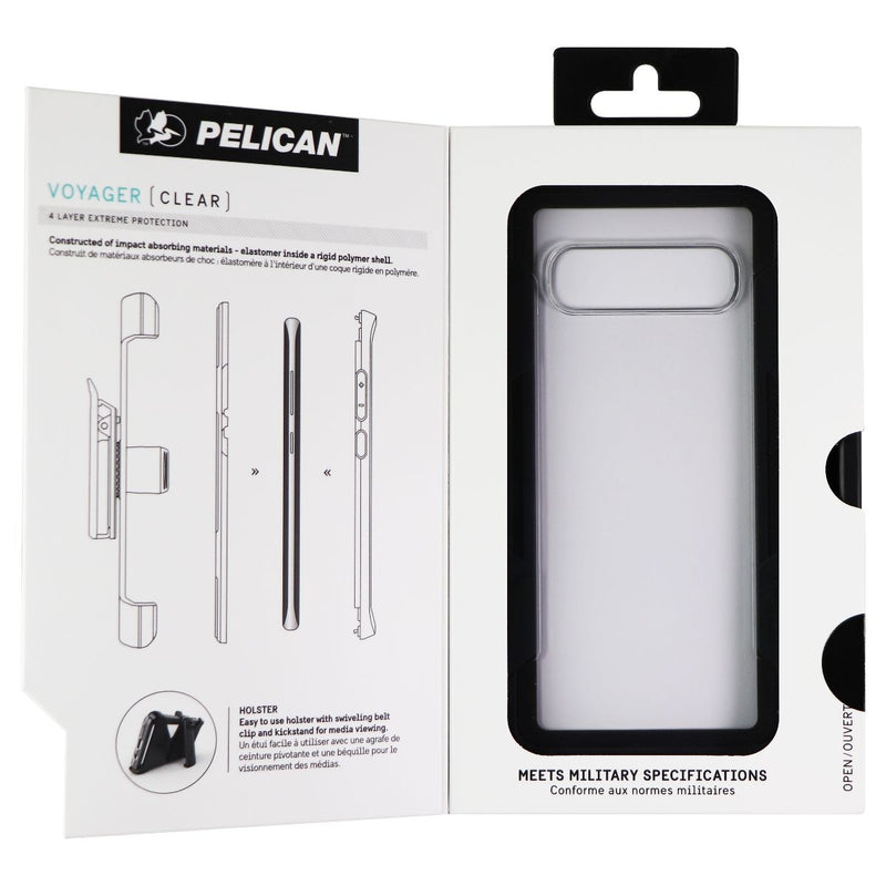 Pelican Voyager Series Case and Holster for Samsung Galaxy S10 - Clear / Gray - Pelican - Simple Cell Shop, Free shipping from Maryland!