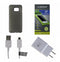 OEM Cable & Adapter + Screen Protector KIT with Incipio Smoke Case for S6 Edge+ - Incipio - Simple Cell Shop, Free shipping from Maryland!