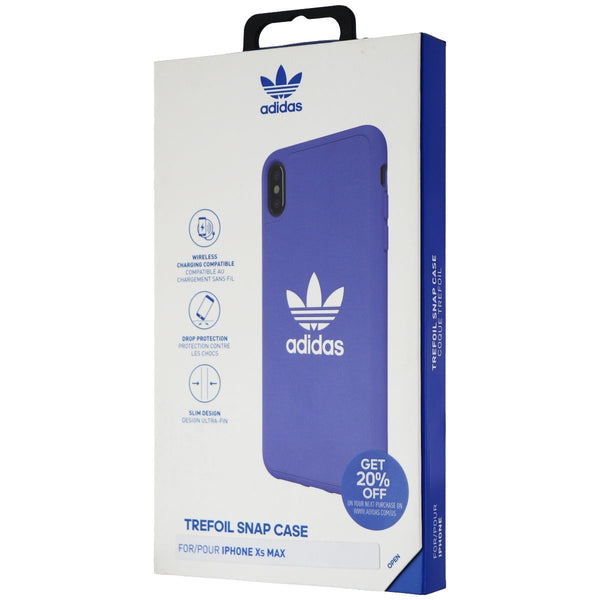 Adidas Trefoil Snap Case for Apple iPhone XS Max - Blue - Adidas - Simple Cell Shop, Free shipping from Maryland!