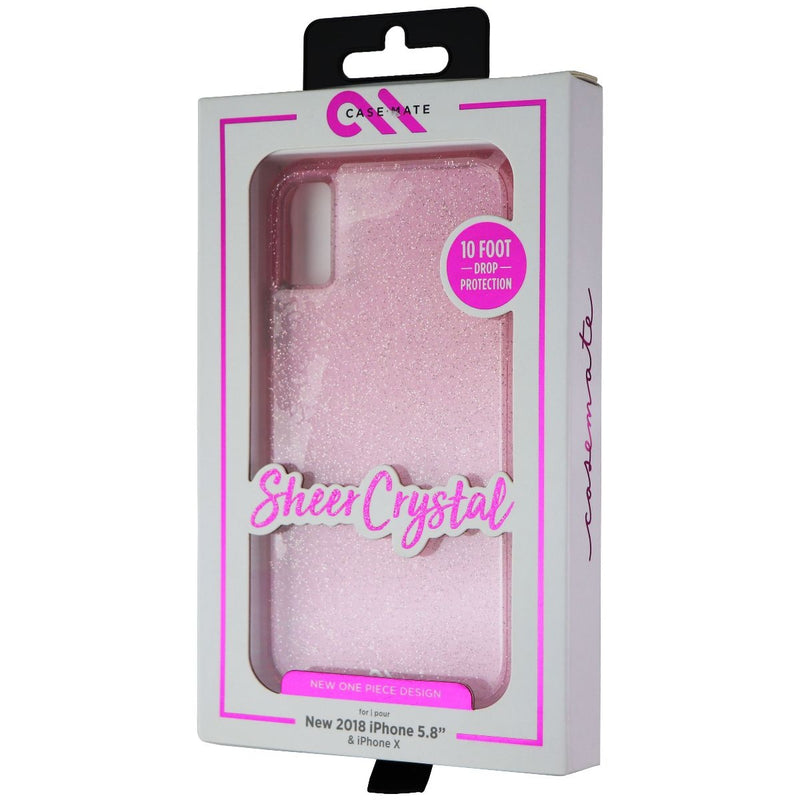 Case-Mate Sheer Crystal Case for Apple iPhone Xs/X - Crystal Blush - Case-Mate - Simple Cell Shop, Free shipping from Maryland!
