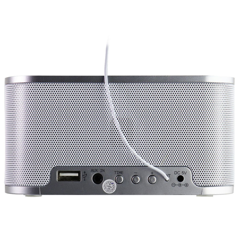 Homtime D2-QI Bluetooth Speaker & Alarm Clock with Wireless Charging - White - Homtime - Simple Cell Shop, Free shipping from Maryland!