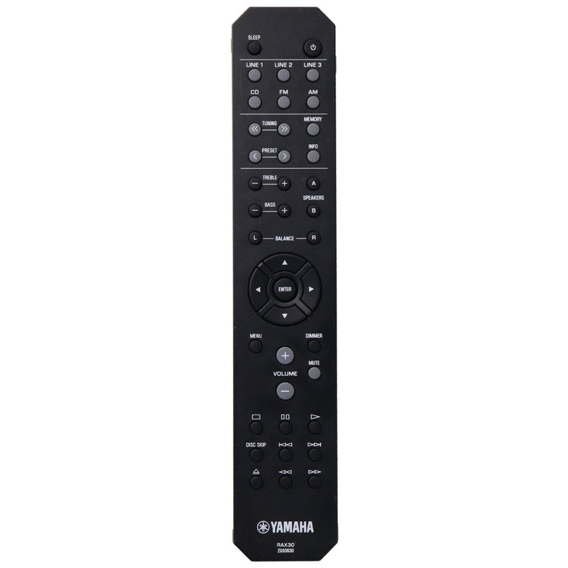 Yamaha Remote Control (RAX30 / ZG93630) for Yamaha A-S201 Amplifier - Black - Yamaha - Simple Cell Shop, Free shipping from Maryland!