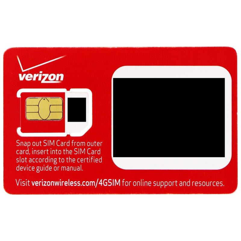 Verizon Wireless 4G LTE SIM Card 2FF (RETAILSIM4G-A) - Verizon - Simple Cell Shop, Free shipping from Maryland!