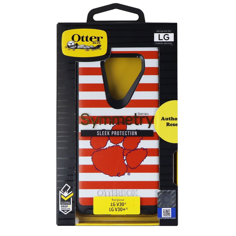 OtterBox Symmetry Case for LG V30 and V30+ (Plus) - Red & White Stripe/Clemson - OtterBox - Simple Cell Shop, Free shipping from Maryland!