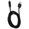 Xentris Wireless 6-foot (Micro-USB) to USB Braided Cable with LED - Black - Xentris Wireless - Simple Cell Shop, Free shipping from Maryland!
