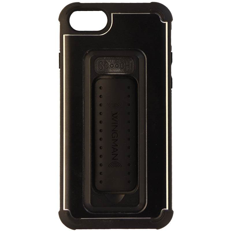 Scooch Wingman 5-in-1 Metal Case for iPhone 8 / iPhone 7 and 6s - Black / Silver - Scooch - Simple Cell Shop, Free shipping from Maryland!