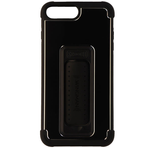 Scooch Wingman 5-in-1 Case for iPhone 8 Plus 7 Plus 6s Plus 6 Plus Black Silver - Scooch - Simple Cell Shop, Free shipping from Maryland!