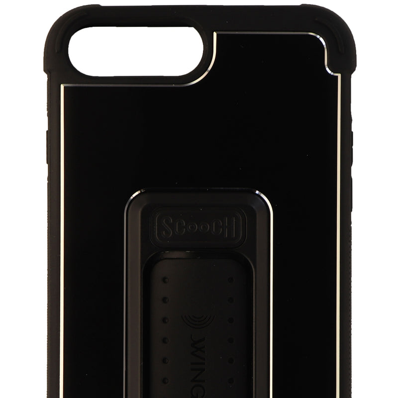 Scooch Wingman 5-in-1 Case for iPhone 8 Plus 7 Plus 6s Plus 6 Plus Black Silver - Scooch - Simple Cell Shop, Free shipping from Maryland!
