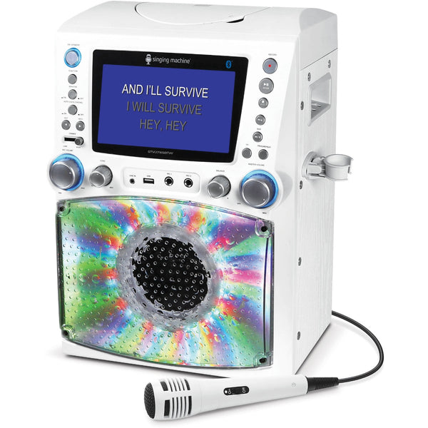 Singing Machine Classic Bluetooth Karaoke System with Microphone STVG785BTW - Singing Machine - Simple Cell Shop, Free shipping from Maryland!