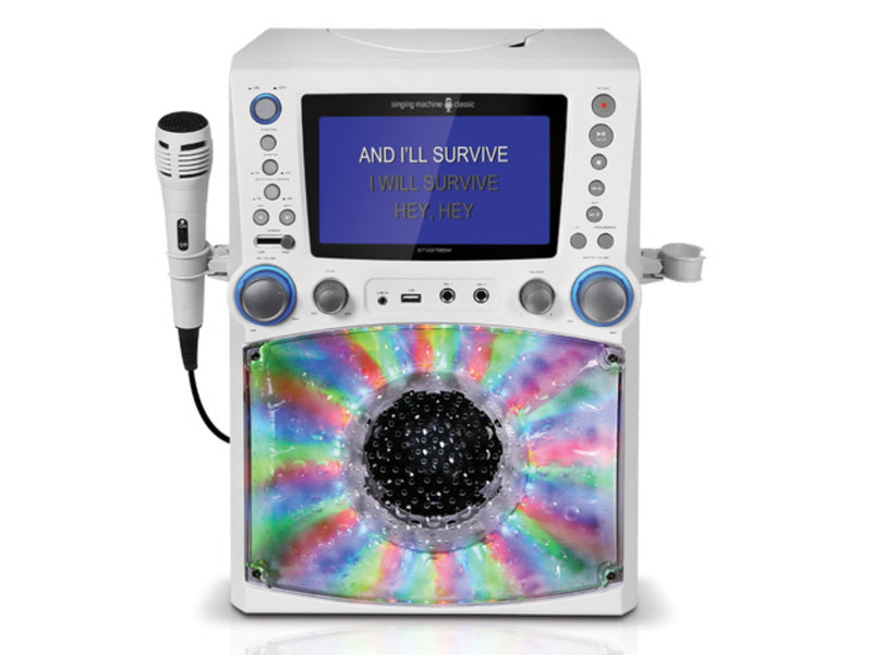 Singing Machine Classic Bluetooth Karaoke System with Microphone STVG785BTW - Singing Machine - Simple Cell Shop, Free shipping from Maryland!