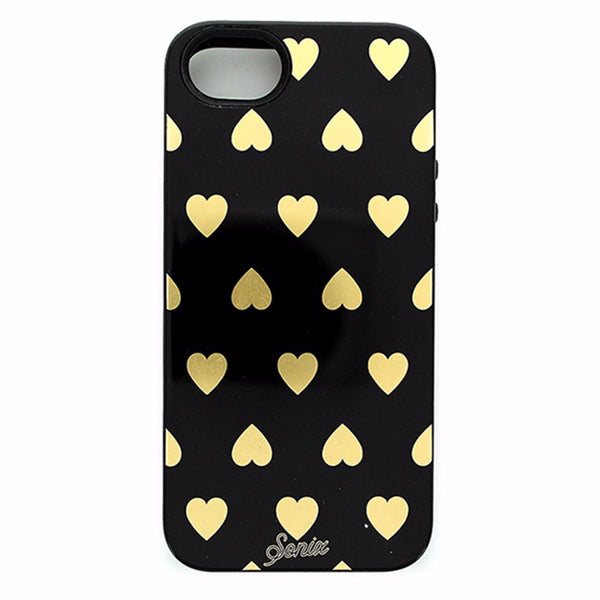 Sonix Inlay Case for Apple iPhone SE 5 5S Black and Gold Hearts - Sonix - Simple Cell Shop, Free shipping from Maryland!