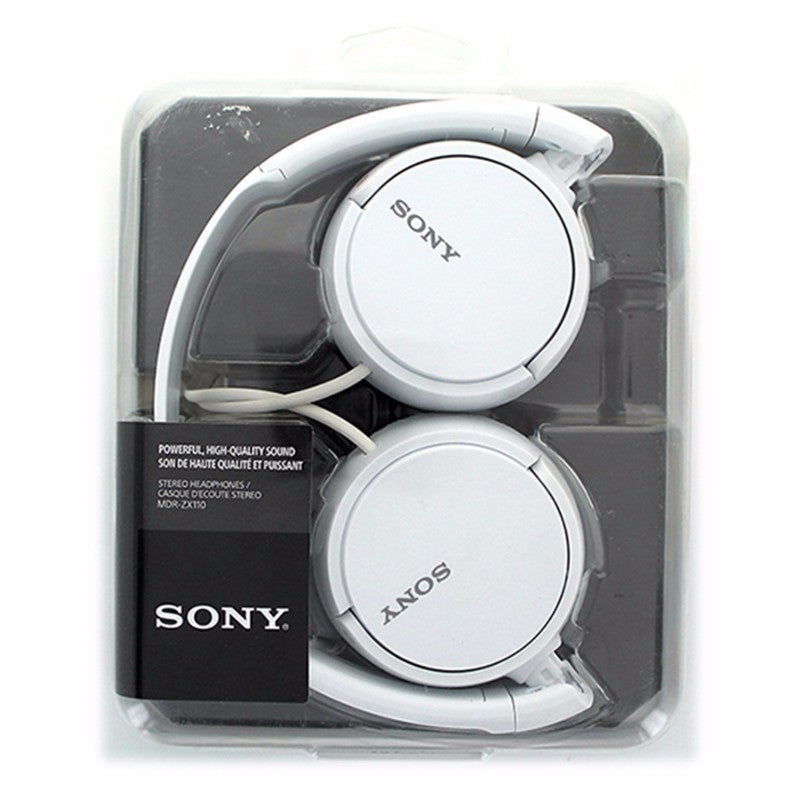 Sony High Quality Sound Stereo Headphones White *MDR-ZX110/WC - Sony - Simple Cell Shop, Free shipping from Maryland!