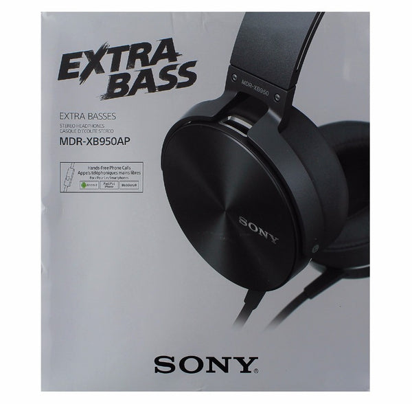 Sony MDR-XB950AP Extra Bass Around Ear Headphones with Microphone - Silver - Sony - Simple Cell Shop, Free shipping from Maryland!