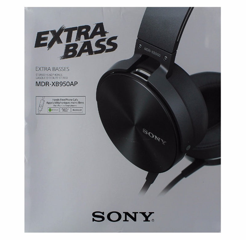 Sony MDR-XB950AP Extra Bass Around Ear Headphones with Microphone - Silver - Sony - Simple Cell Shop, Free shipping from Maryland!