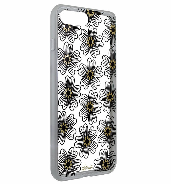 Sonix Clear Coat Series Case Cover for iPhone 7 Plus/8 Plus Clear/Black Flowers - Sonix - Simple Cell Shop, Free shipping from Maryland!