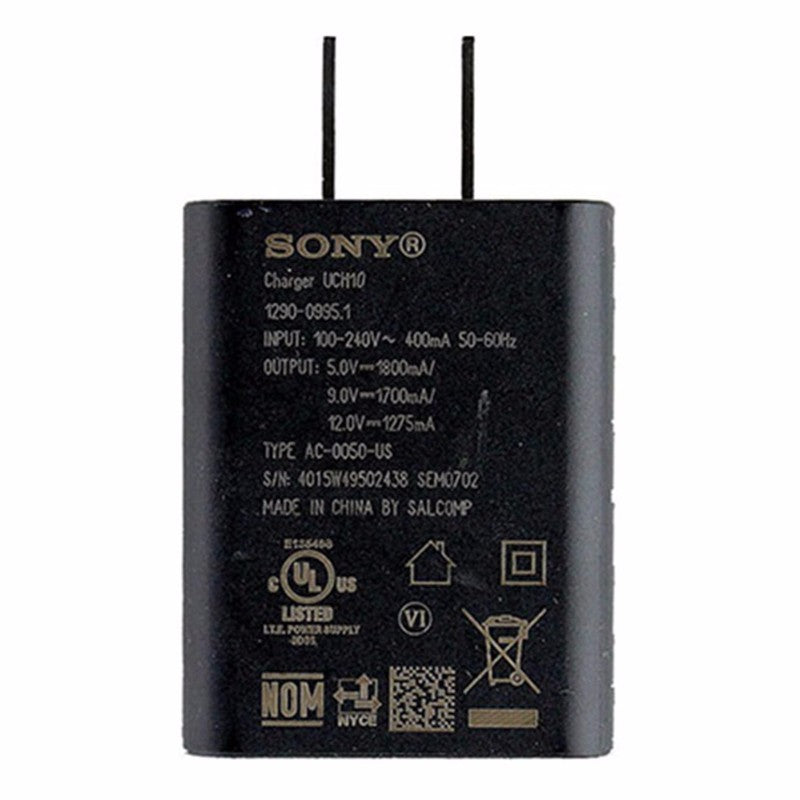 Sony ( UCH10) 5V 1800mA Wall Adapter for USB Devices - Black - Sony - Simple Cell Shop, Free shipping from Maryland!
