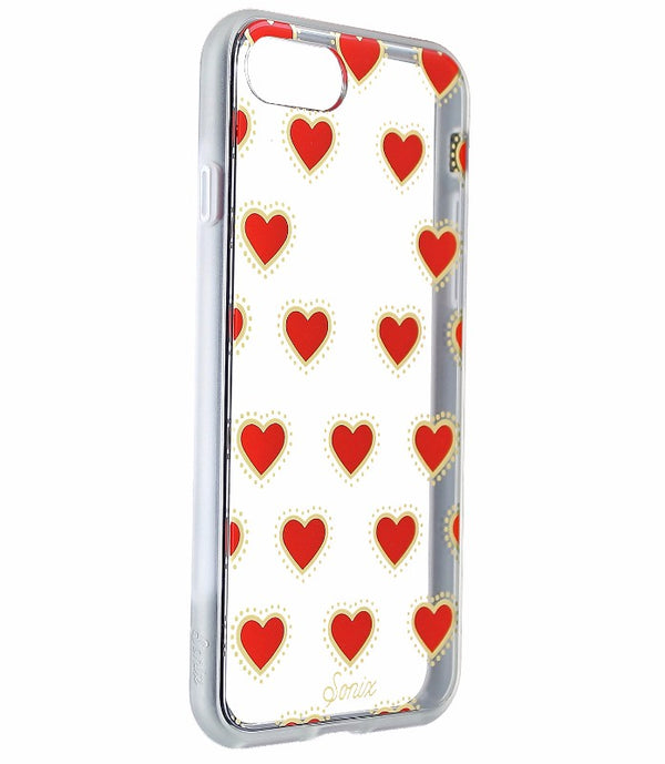 Sonix Clear Coat Hybrid Case for iPhone SE (2nd Gen) & 8 / 7 - Clear / Hearts - Sonix - Simple Cell Shop, Free shipping from Maryland!