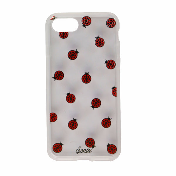 Sonix Clear Coat Series Case Cover for Apple iPhone 7 and 8 - Clear / Lady bugs - Sonix - Simple Cell Shop, Free shipping from Maryland!