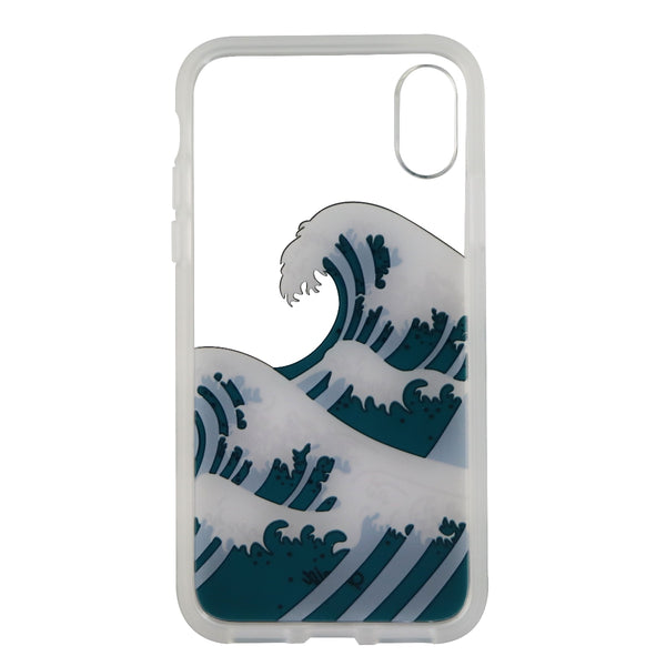 Sonix Clear Coat Protective Case Cover for iPhone X - Clear Waves