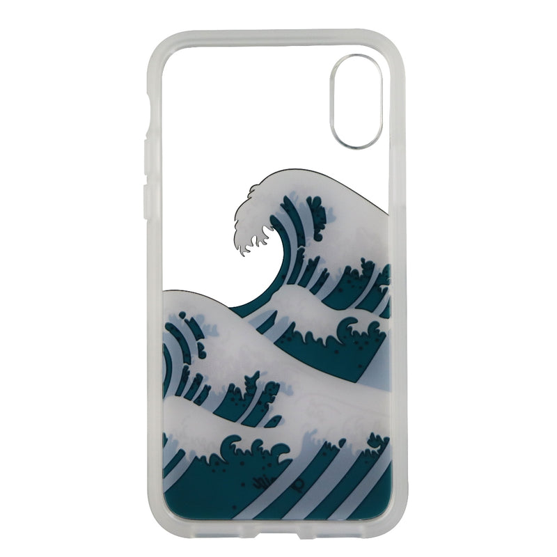 Sonix Clear Coat Protective Case Cover for iPhone X - Clear Waves