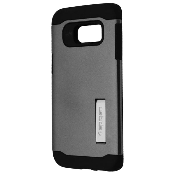Spigen Slim Armor Dual Layer Stand Case for Galaxy S6 Edge+ (Plus) - Gunmetal - Spigen - Simple Cell Shop, Free shipping from Maryland!