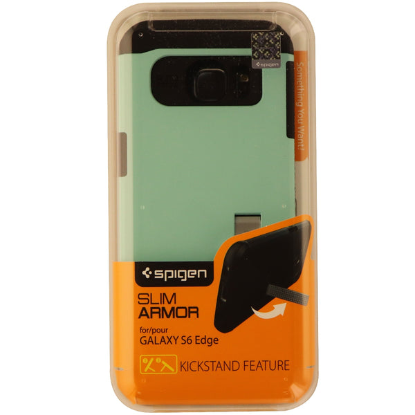 Spigen Slim Armor CS Series Dual Layer Hard Case for Galaxy S6 Edge - Teal/Black - Spigen - Simple Cell Shop, Free shipping from Maryland!