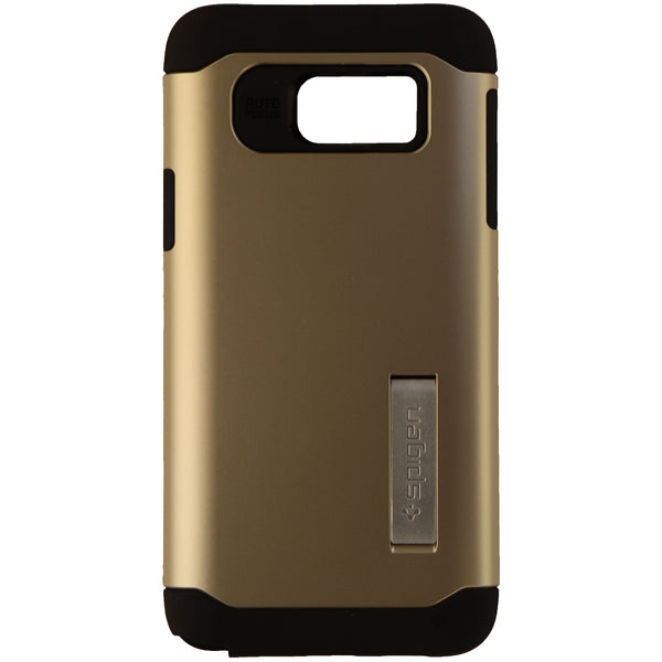Spigen Slim Armour Protective Case Cover with Stand for Galaxy Note5 Gold Black - Spigen - Simple Cell Shop, Free shipping from Maryland!
