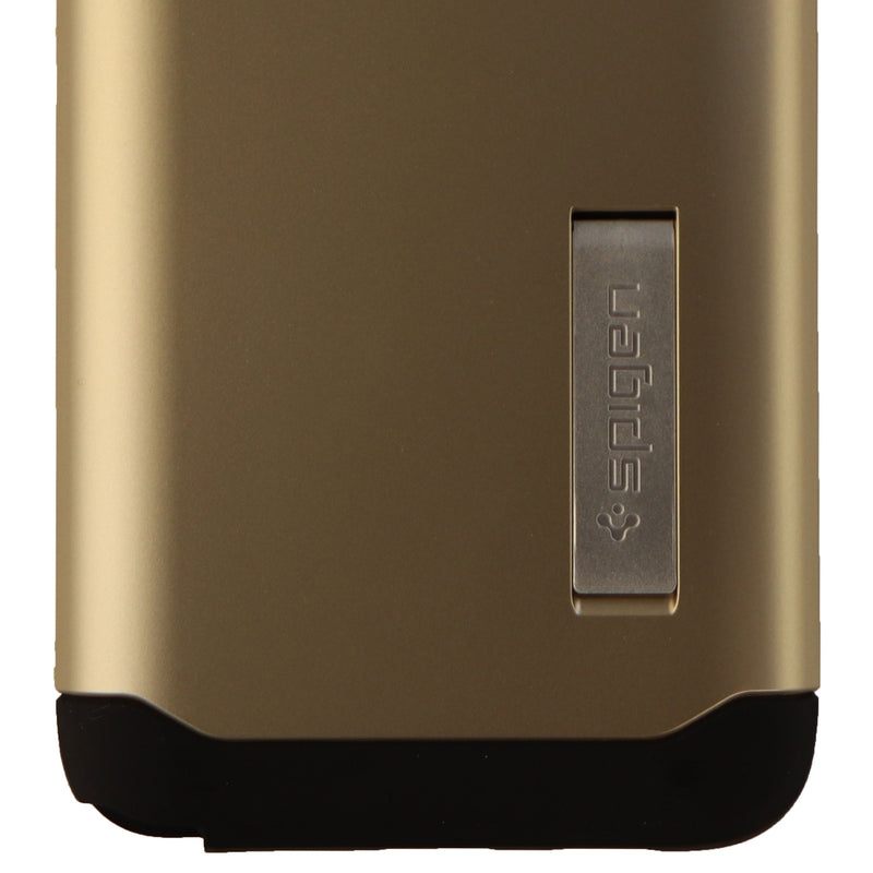 Spigen Slim Armour Protective Case Cover with Stand for Galaxy Note5 Gold Black - Spigen - Simple Cell Shop, Free shipping from Maryland!