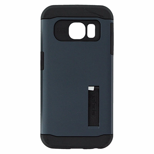 Spigen Slim Armor Dual Layey Case for Samsung Galaxy S6 Edge - Metal Slate - Spigen - Simple Cell Shop, Free shipping from Maryland!