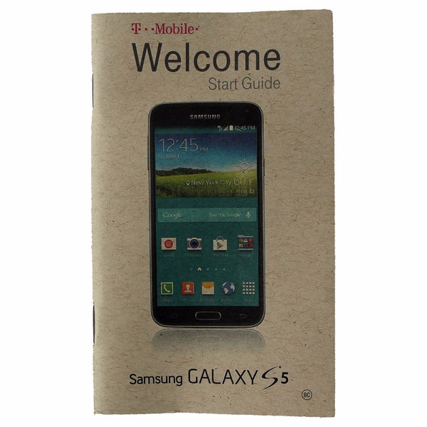 Original Welcome Start Guide from T-Mobile for the Samsung Galaxy S5 Smartphone - T-Mobile - Simple Cell Shop, Free shipping from Maryland!