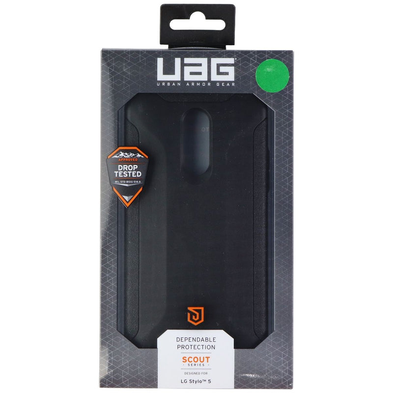 Urban Armor Gear Scout Series Flexible Case for LG Stylo 5 Smartphone - Black - Urban Armor Gear - Simple Cell Shop, Free shipping from Maryland!