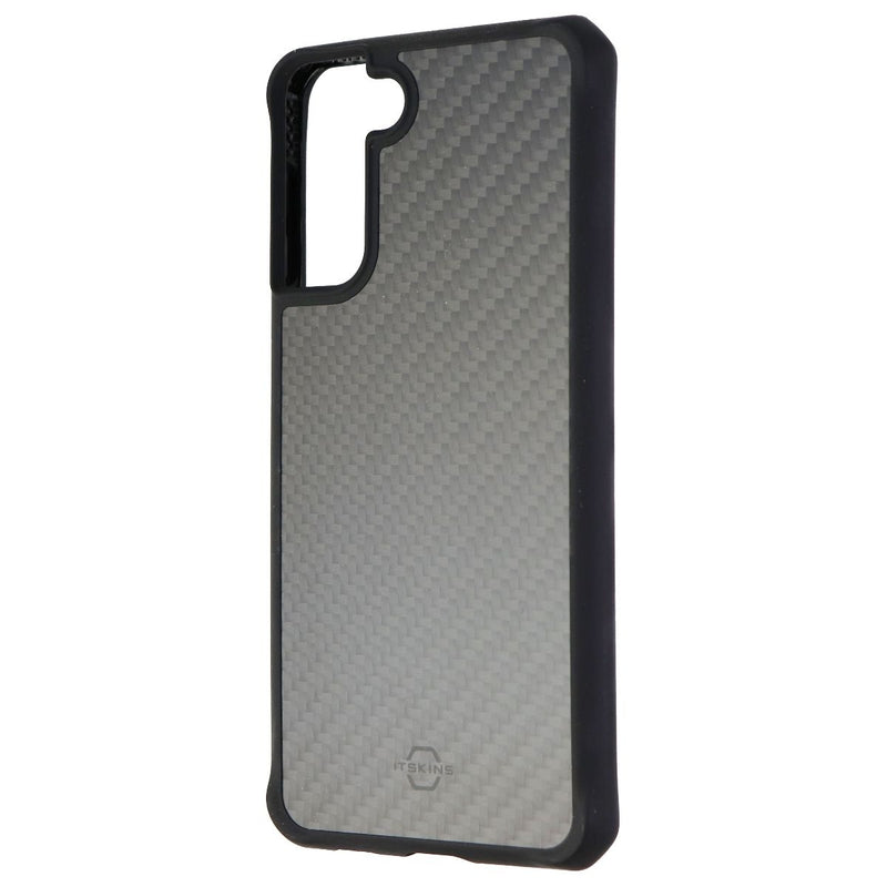 ITSKINS Hybrid Carbon Series Hard Case for Samsung Galaxy (S21+) - Black - ITSKINS - Simple Cell Shop, Free shipping from Maryland!